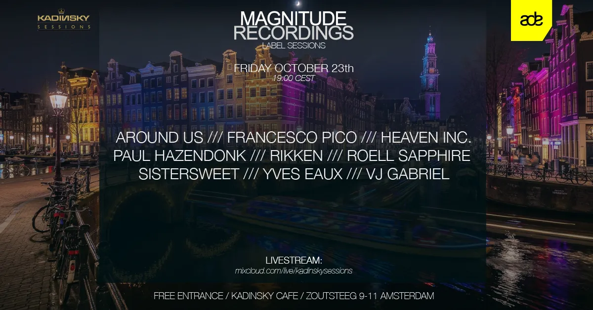 Magnitude Recordings Label Sessions at Kadinsky Cafe flyer