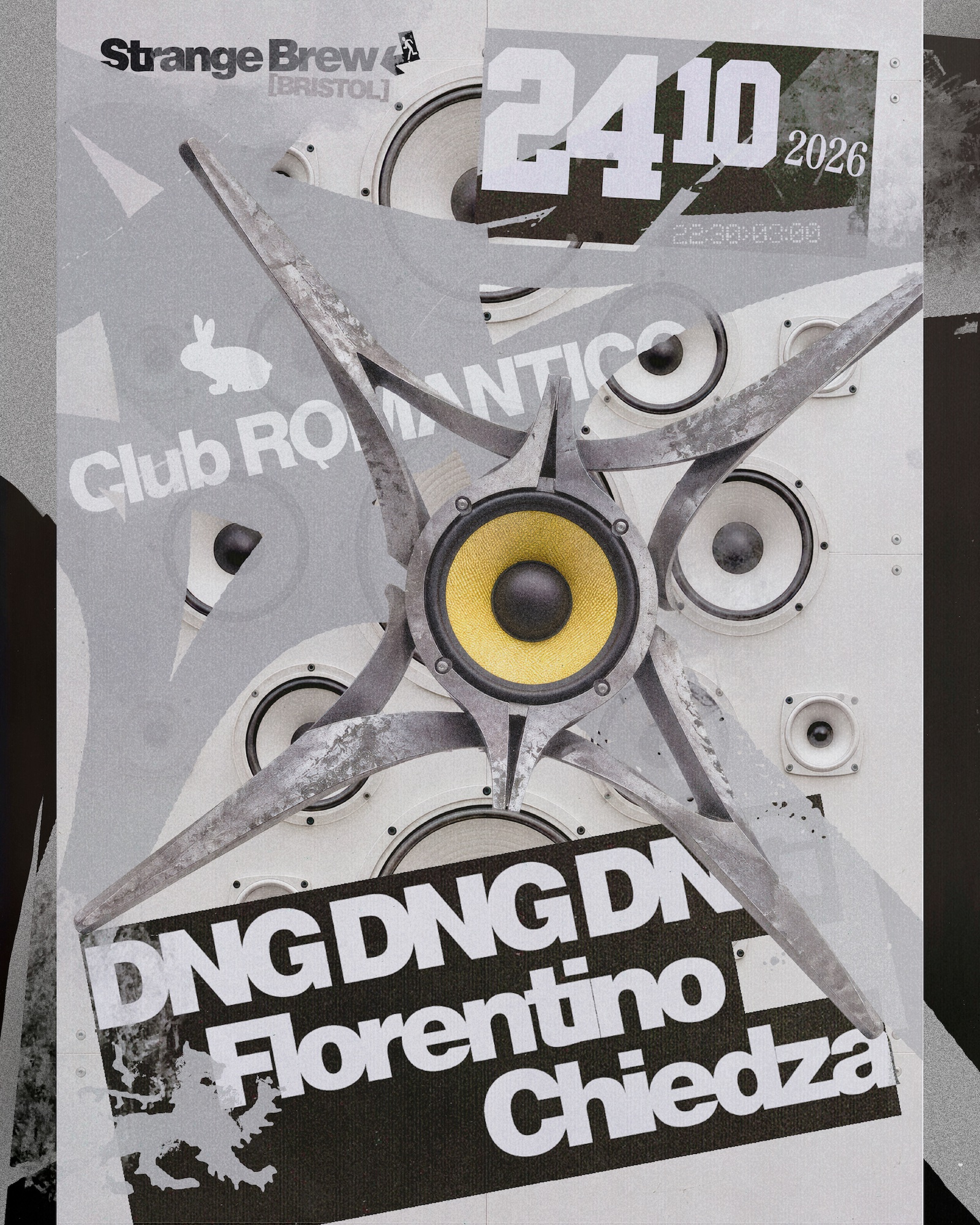 Dengue Dengue Dengue + Florentino + Chiedza at Strange Brew flyer