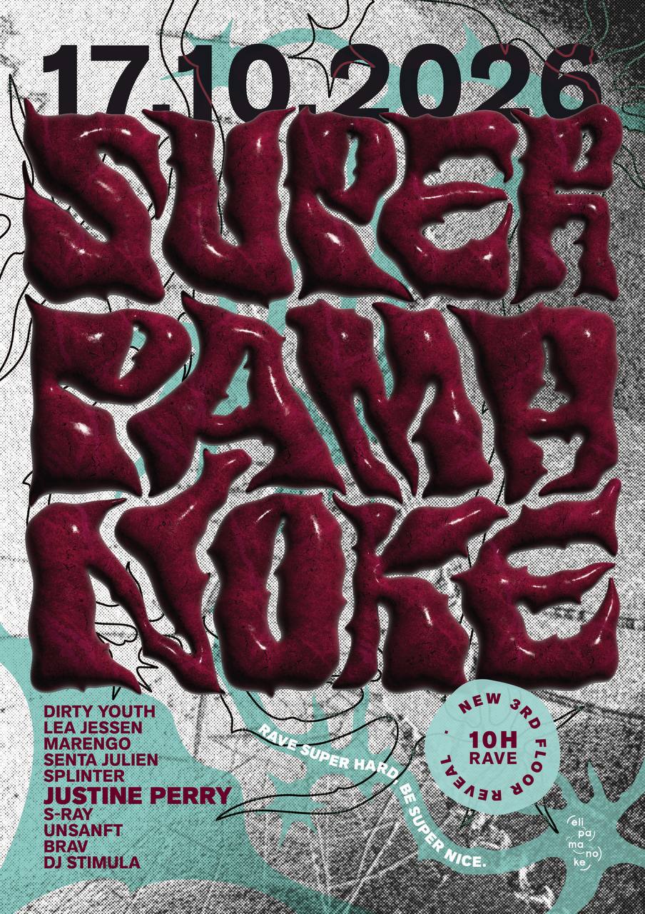 SUPERPAMANOKE with Justine Perry at Elipamanoke - Leipzig flyer