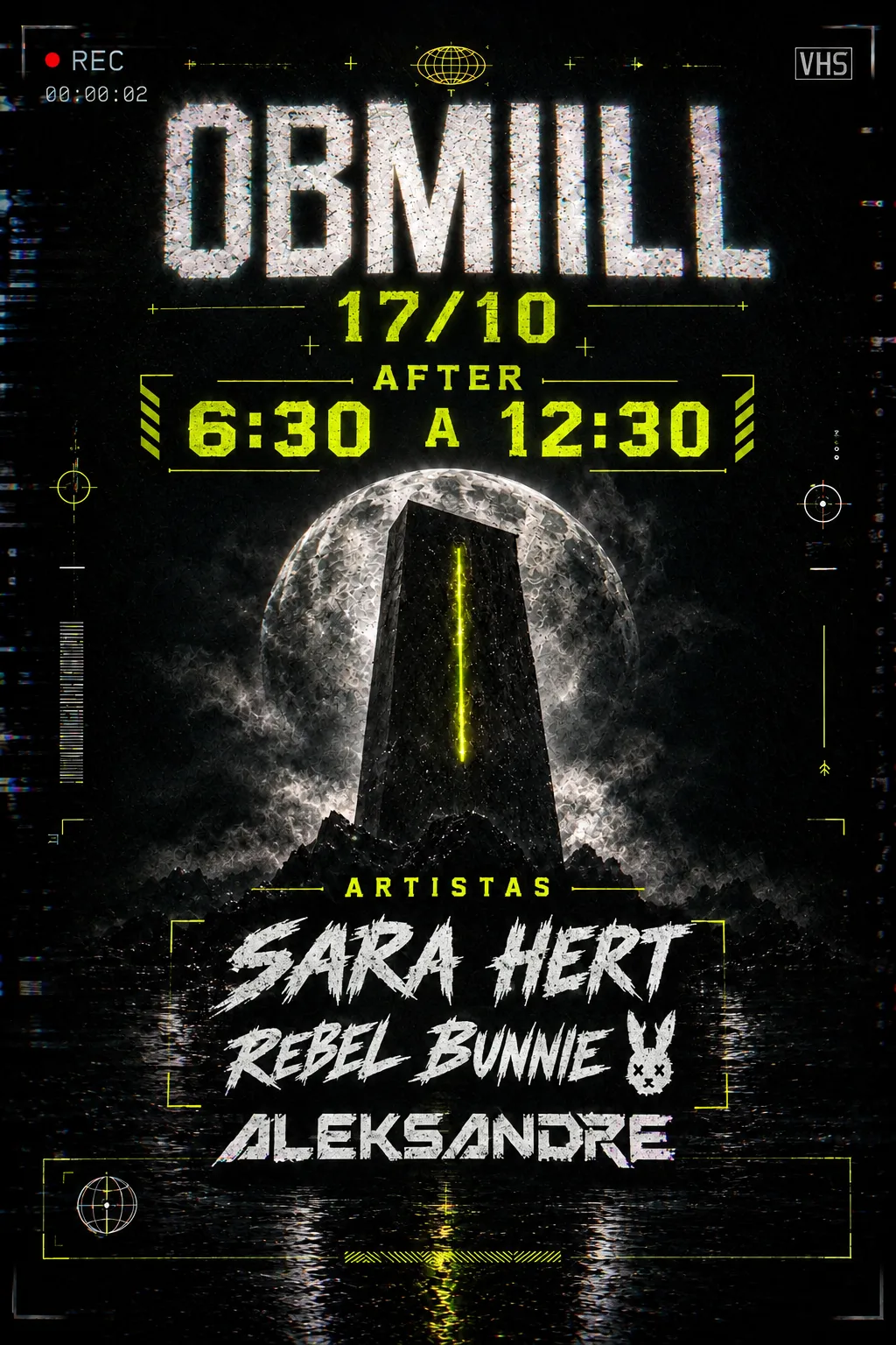 OBMIILL at TBA - obmiill flyer