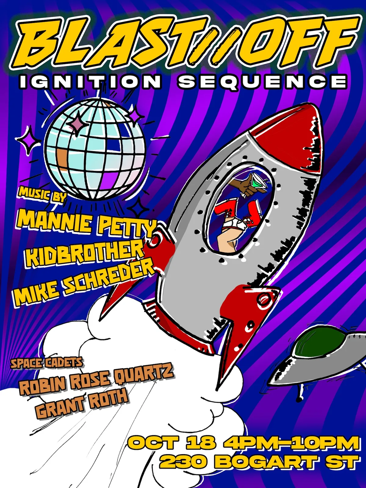 BLAST//OFF: Ignition Sequence at Bogart House flyer