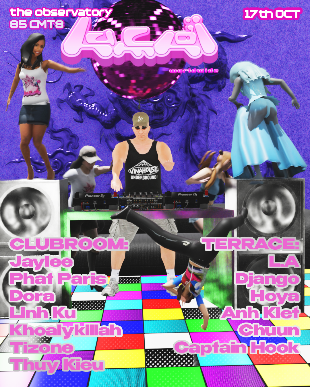 HAM CHƠI VINAHOUSE EDITION PRES LINH KU (HN ) at The Observatory flyer