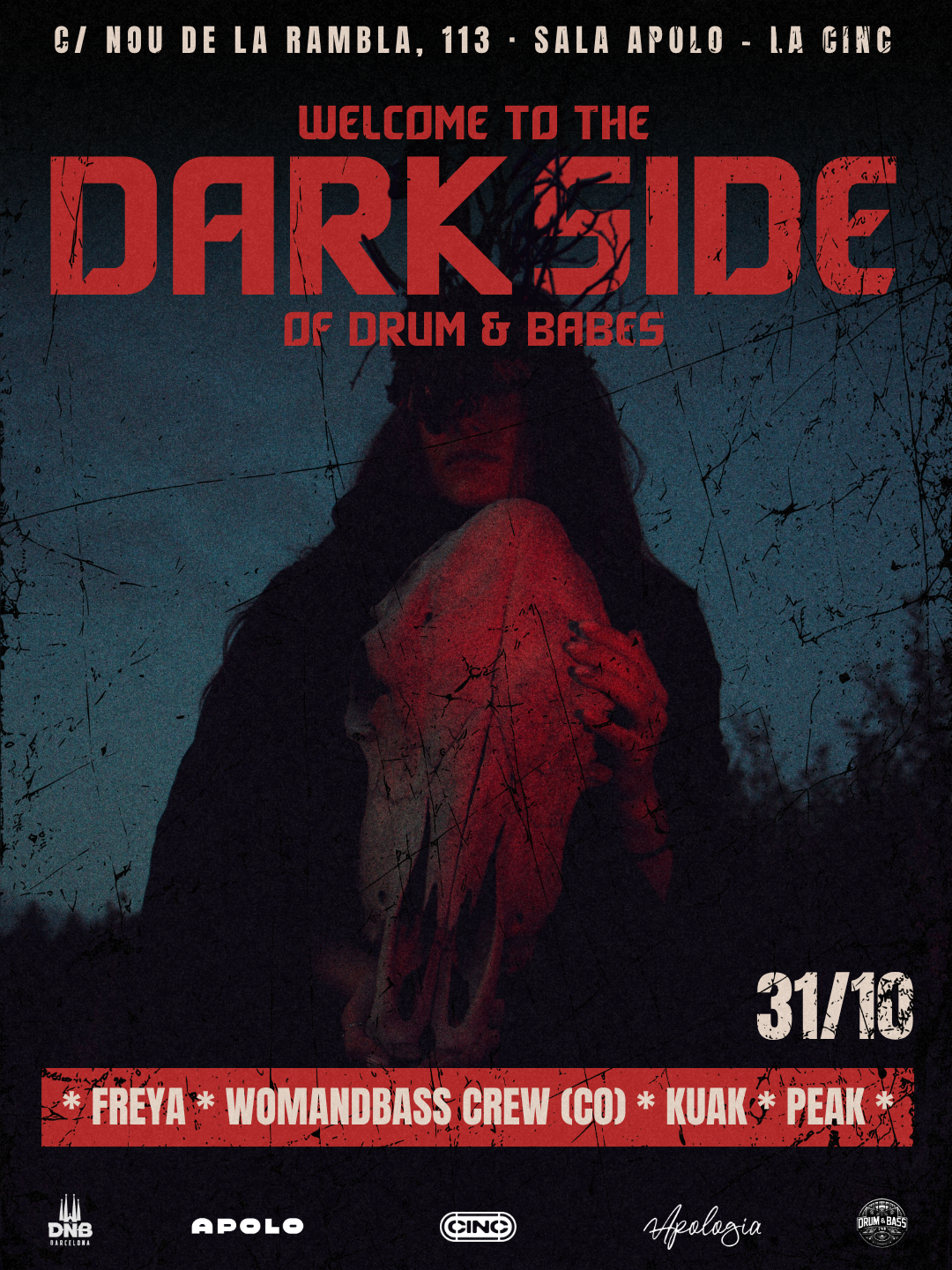 DnBabes: Halloween Special [Drum & Bass] at Sala Apolo flyer