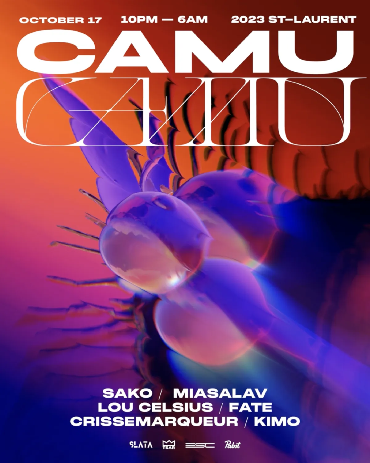 CAMU CAMU at ESC flyer