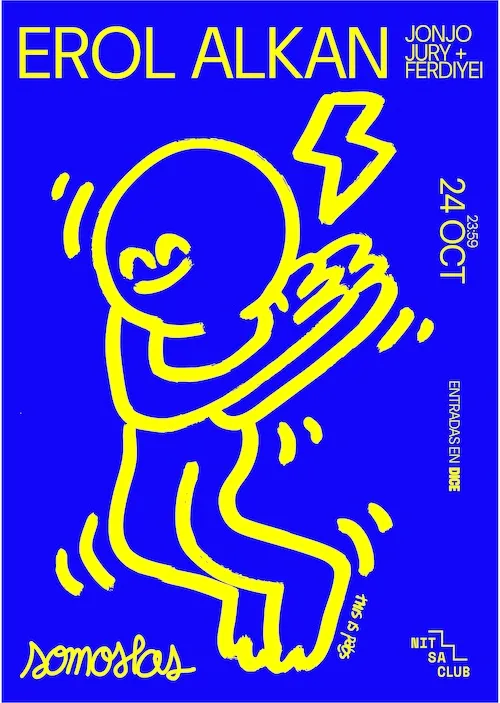 Yung Prado All Night Long / Somoslas: Erol Alkan · Jonjo Jury · Ferdiyei at Nitsa Barcelona flyer