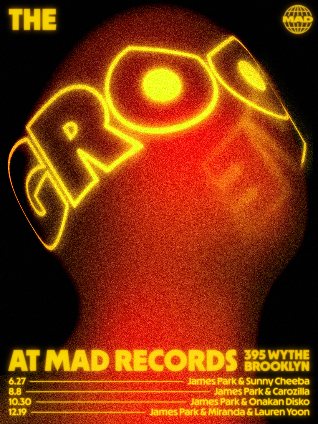MAD Records LAB: THE GROOVE w/ James Park & Onakan Disko at MAD Radio NYC flyer
