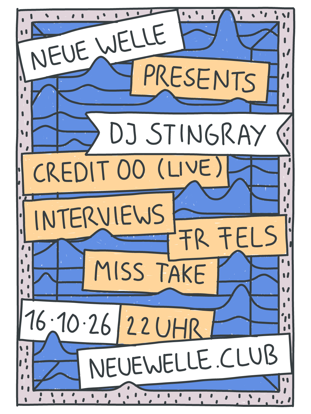 Neue Welle presents: DJ Stingray at Neue Welle flyer