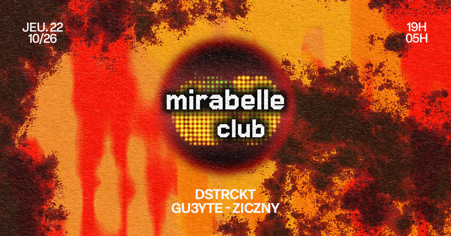 MIRABELLE CLUB at Panic Room flyer