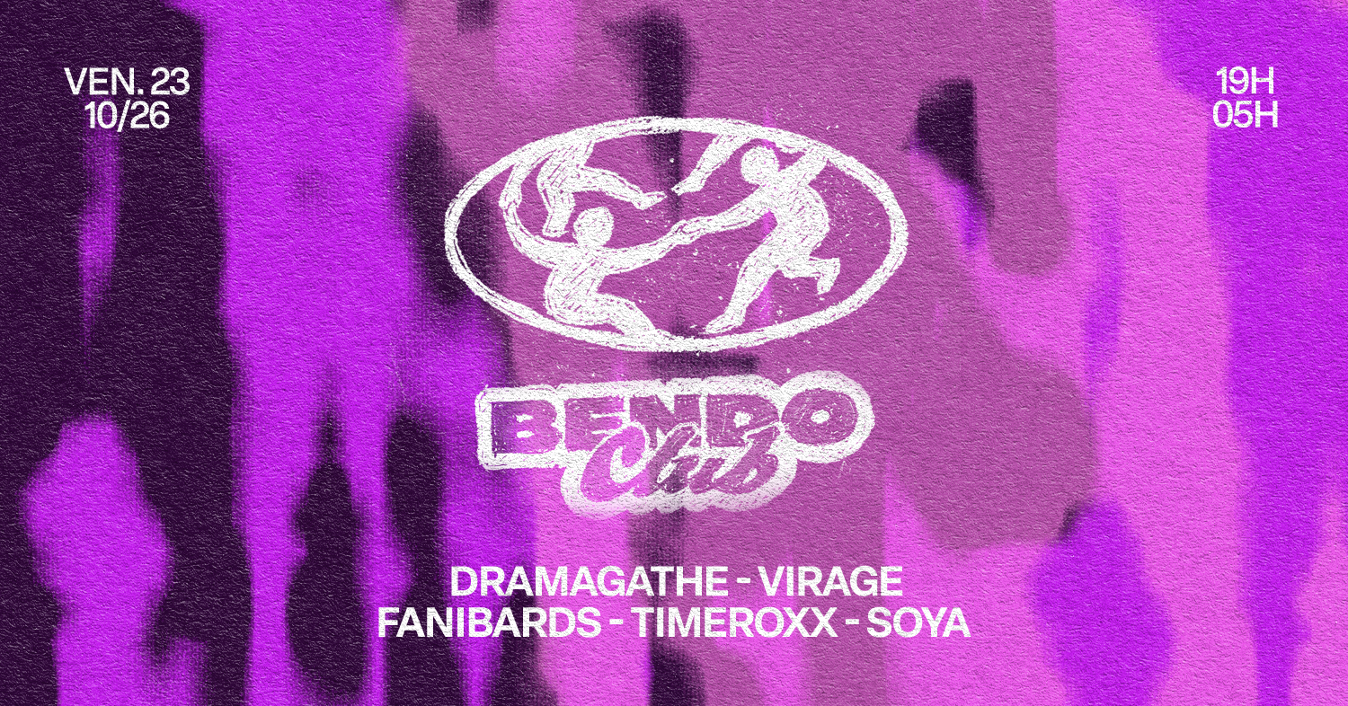 BENDO CLUB at Panic Room flyer