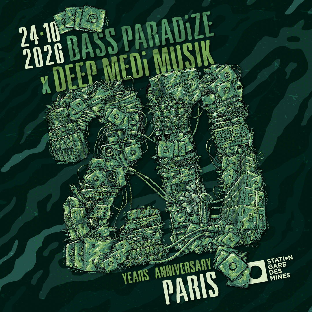 Bass Paradize PRESENTS 20 YEARS OF DEEP MEDi at La Station - Gare des mines flyer