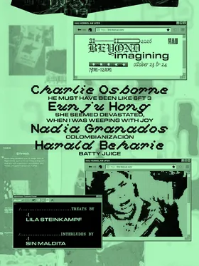3hd 2026: Beyond Imagining at HAU Hebbel am Ufer flyer