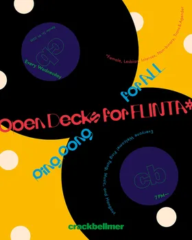 OPEN DECKS FOR FLINTA* PING PONG FOR ALL at Crack Bellmer flyer