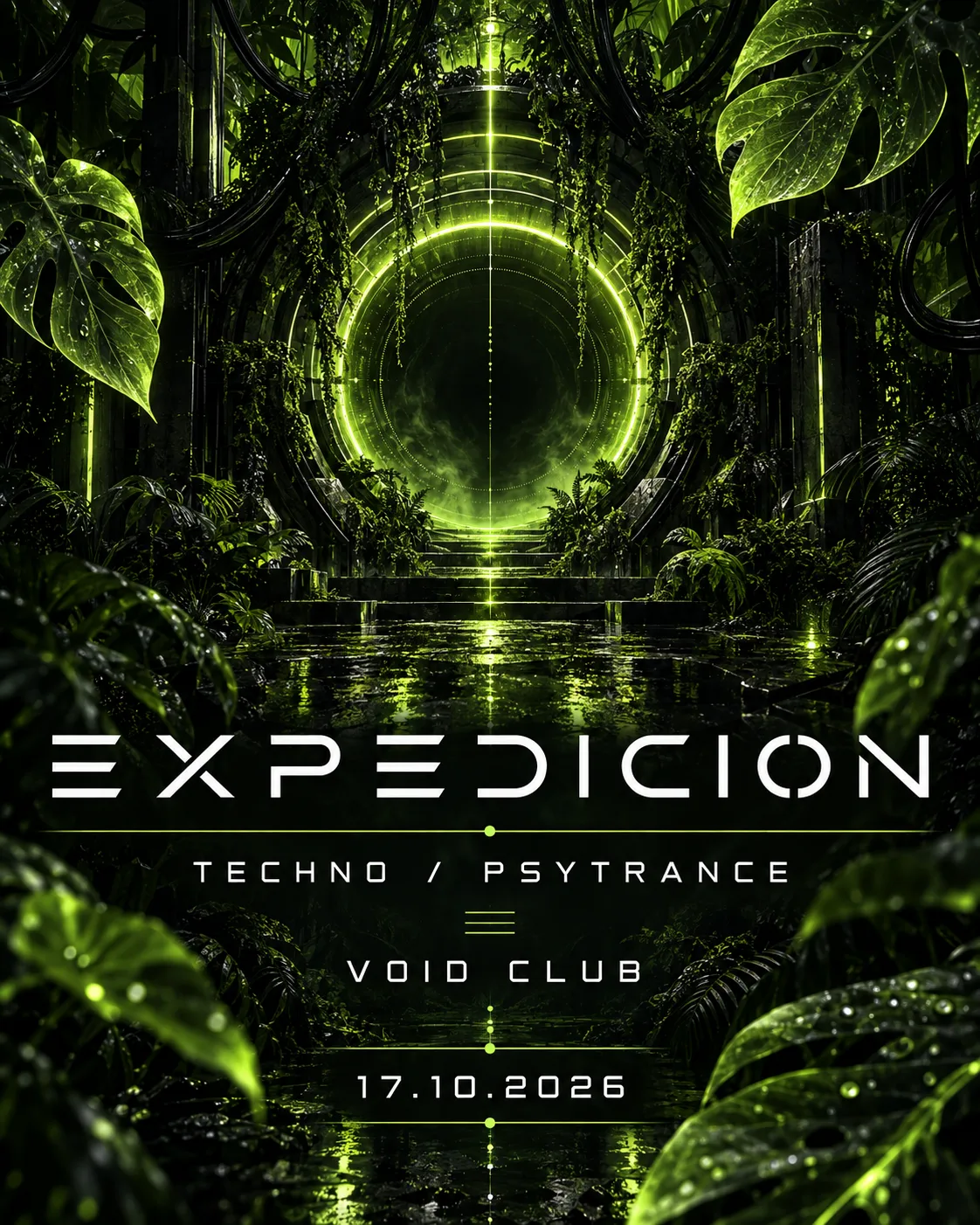 Expedicion 30 with Roots., Krakau, Mavidius, Flow TNTS, Xitual, Baraquz, Dark Anomaly at VOID Club flyer