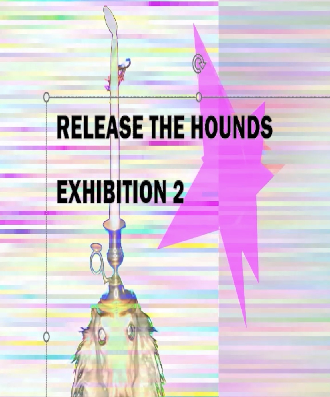Release The Hounds: Digital art exhibition 2 at Sandbar Withington flyer