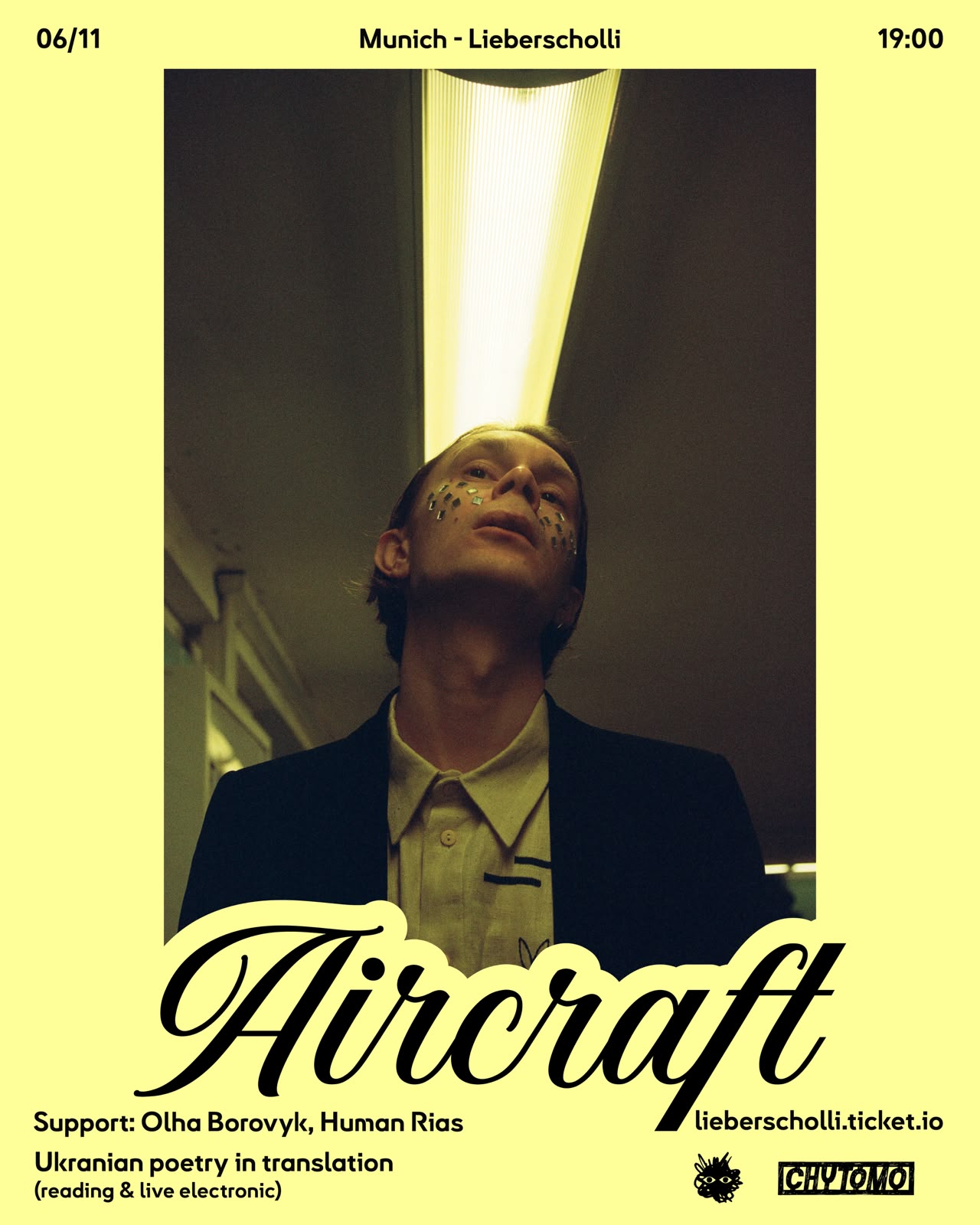 Aircraft LIVE / OLHA BOROVYK / AFTERPARTY BY TUFF MONTY at Lieberscholli flyer