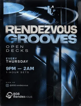 Rendezvous Grooves Open decks at Idle Mind Tavern flyer