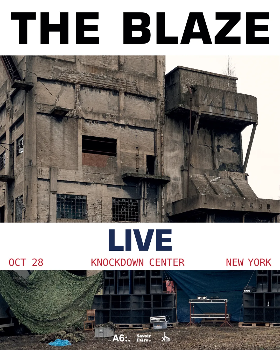 The Blaze (Live) at Knockdown Center flyer