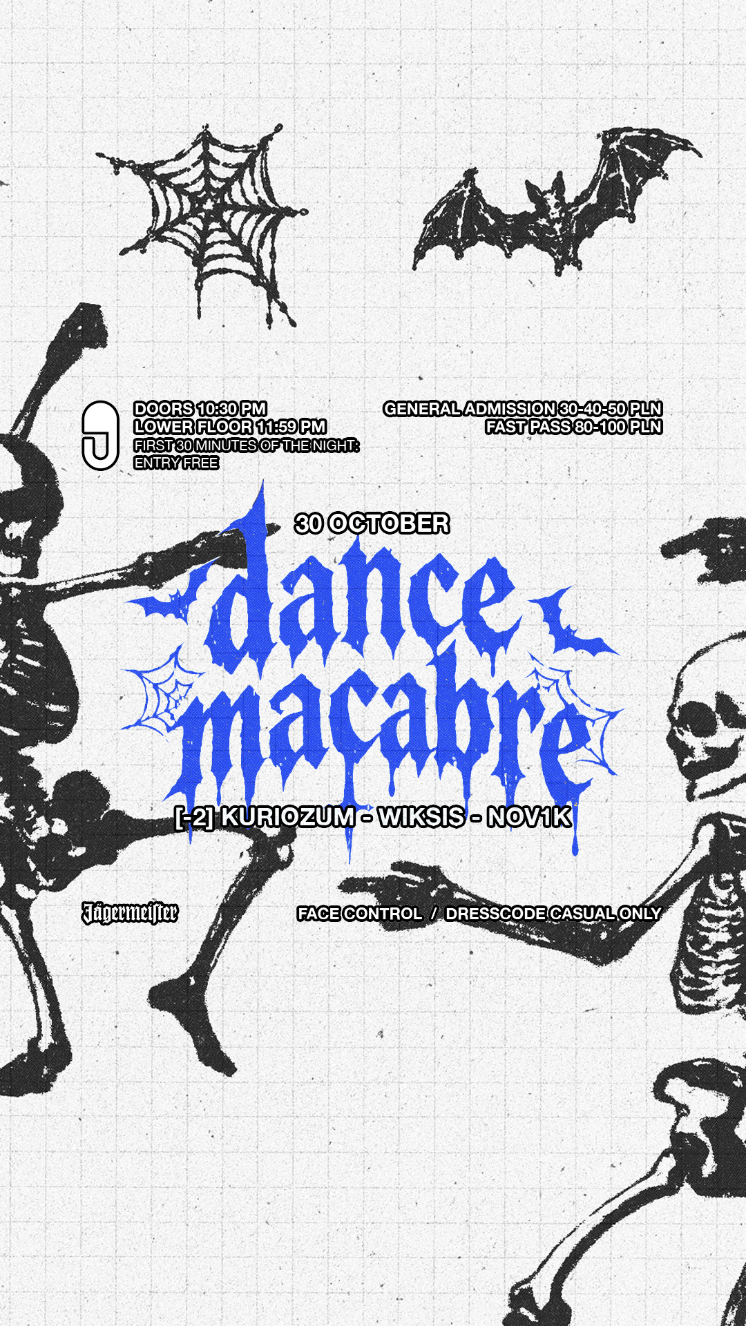 𝖉𝖆𝖓𝖈𝖊 𝕸𝖆𝖈𝖆𝖇𝖗𝖊 HALLOWEEN at Prozak 2.0 flyer