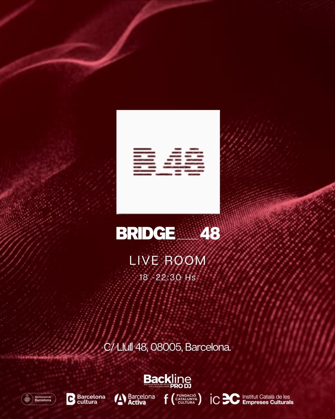 B48_Live x Flug INVITES at Bridge 48 flyer