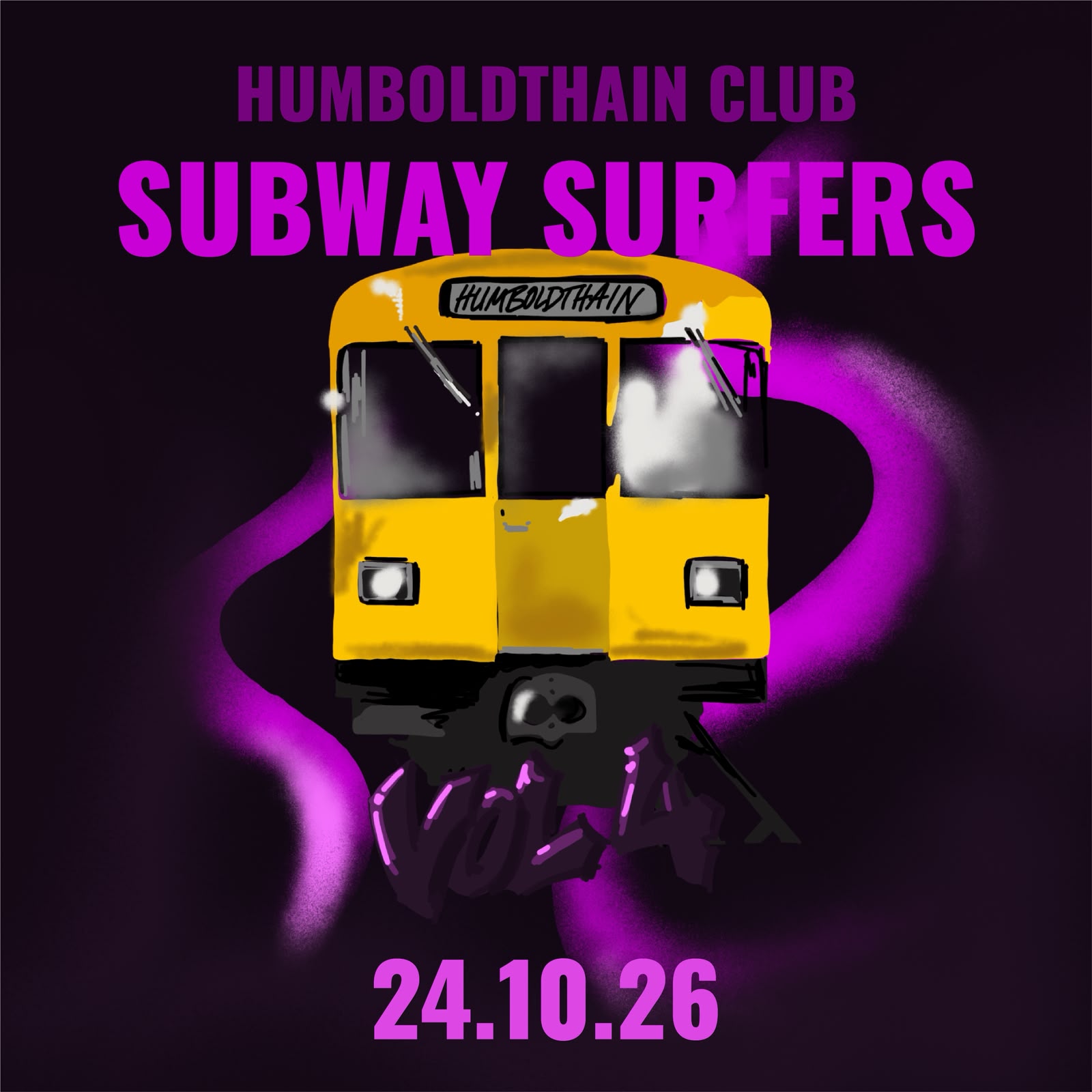 Subway Surfers Vol. IV at Humboldthain Club flyer