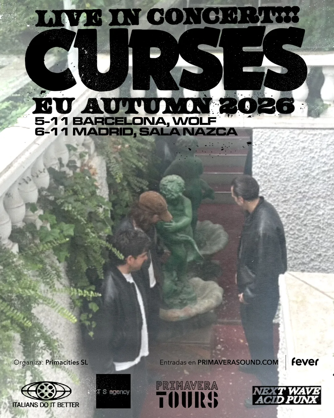 Curses at Wolf Barcelona flyer