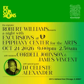 Robert Williams presents: A Night with Excursions II at Epiphany Center for the Arts flyer