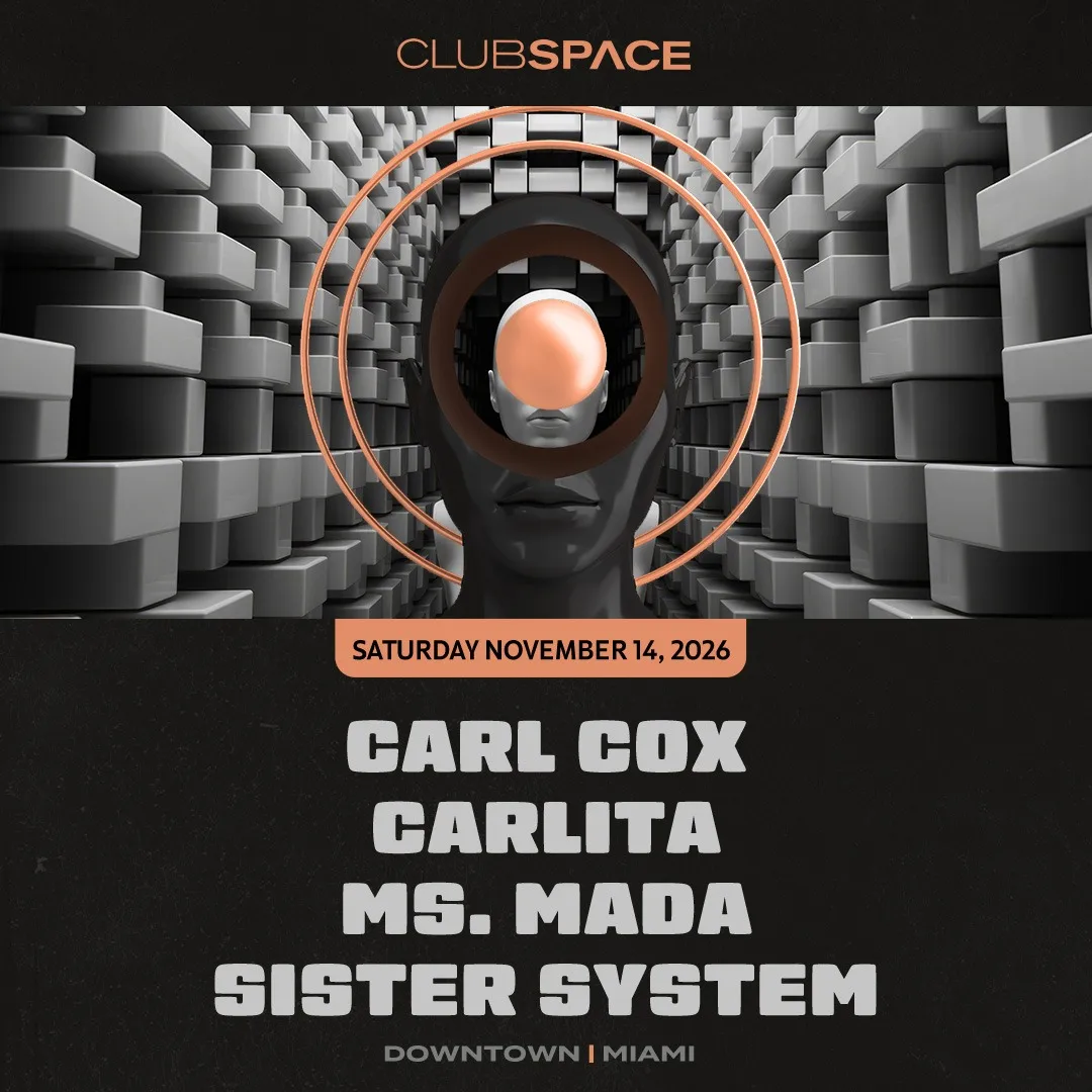 Carl Cox + Carlita at Floyd Miami flyer