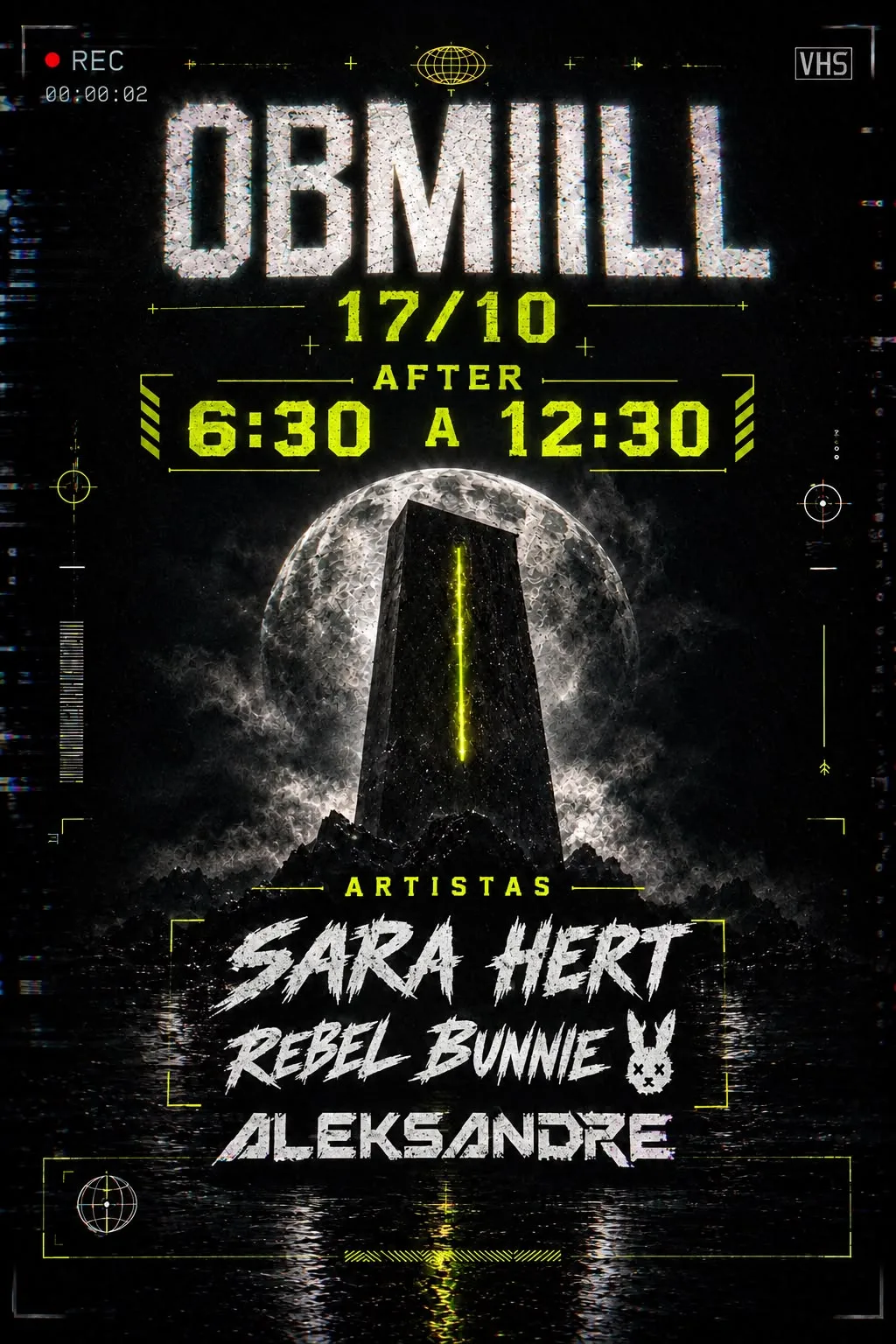 OBMIILL at TBA - obmiill flyer