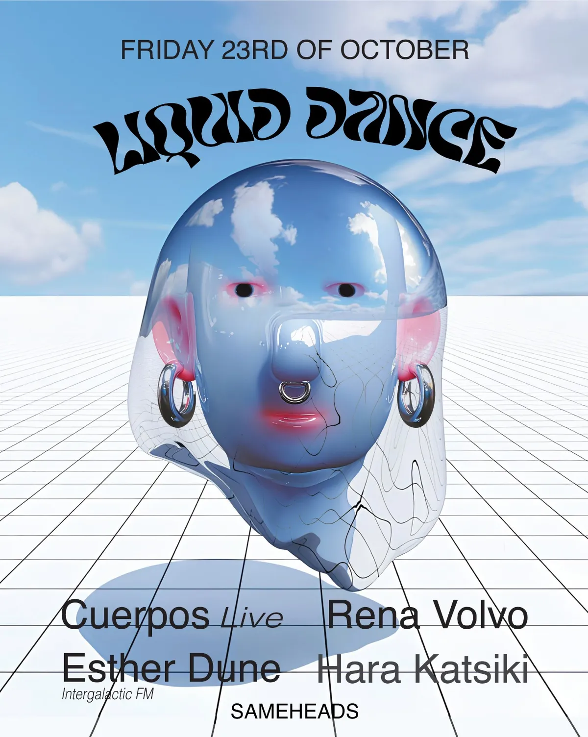 Liquid Dance at Sameheads flyer
