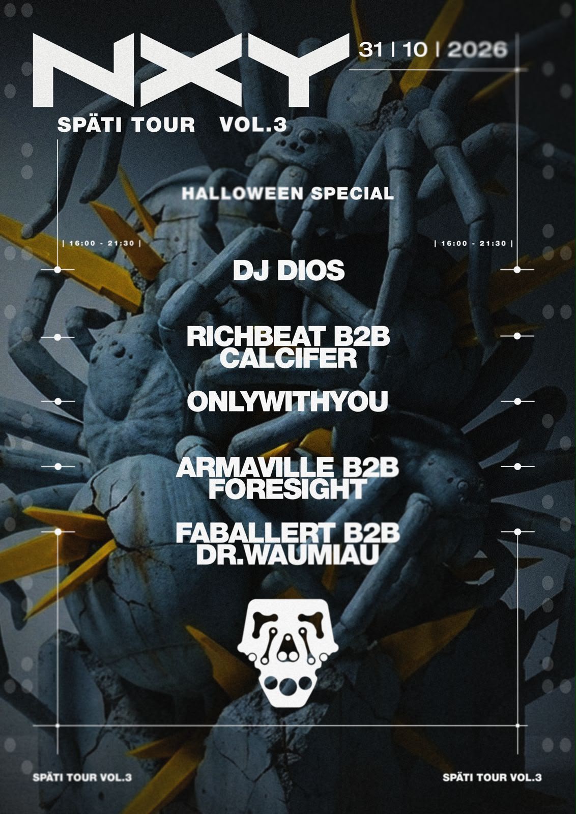 NOXYS Späti Tour VOL. 3 - FREE RAVE - Späti Bro, Warschauer Str (Halloween Edition) at TBA - Späti Bro, Warschauer Str. flyer