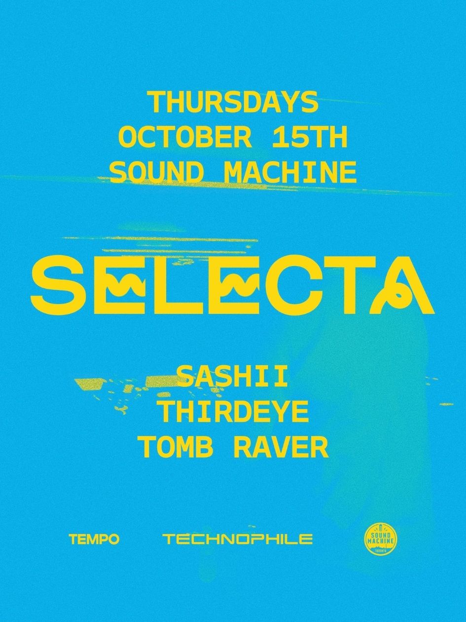 Selecta 038 at Sound Machine flyer