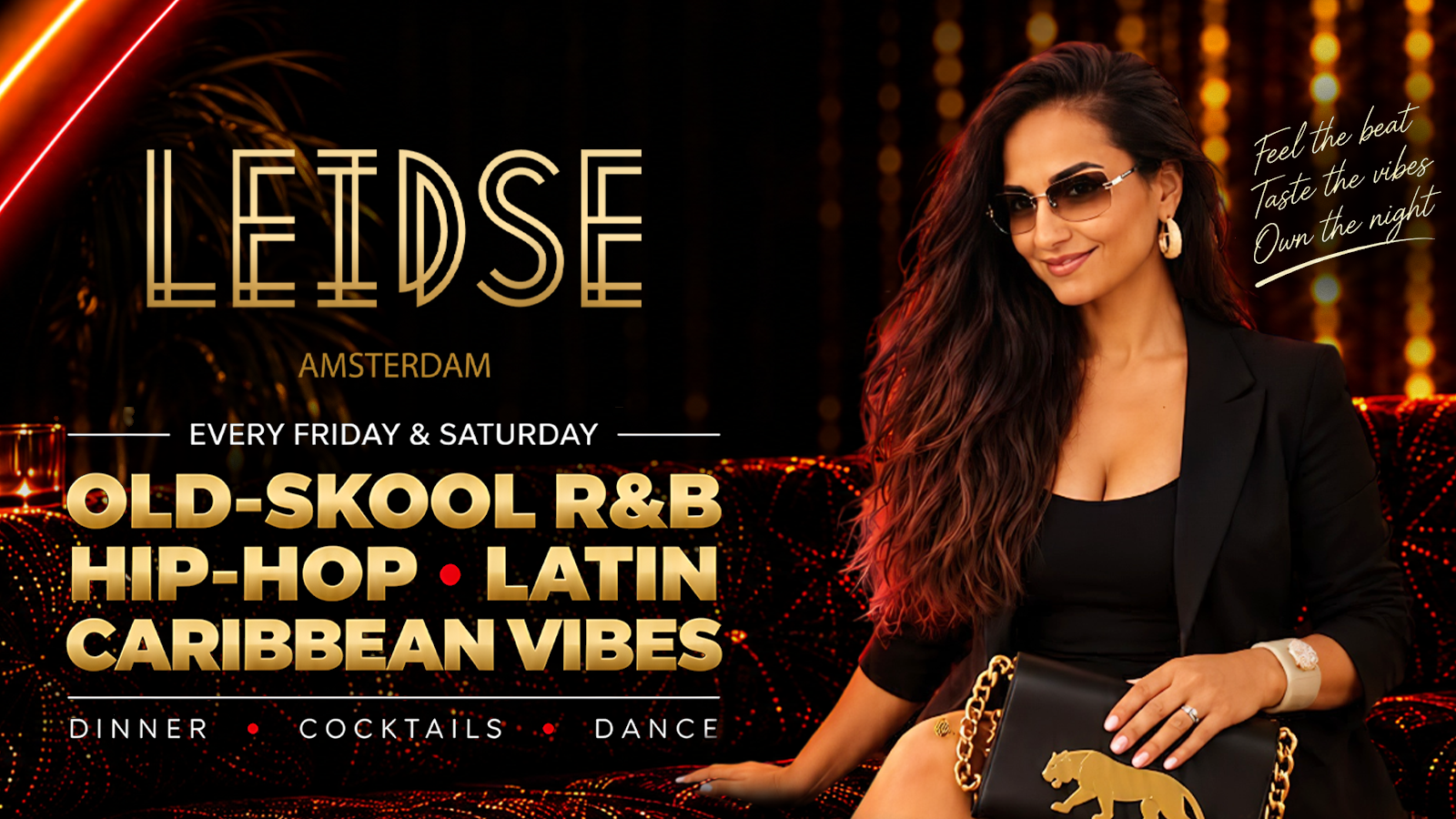 Old-School R&B • Hip-Hop • Latin & Caribbean Vibes at Club Leidse flyer