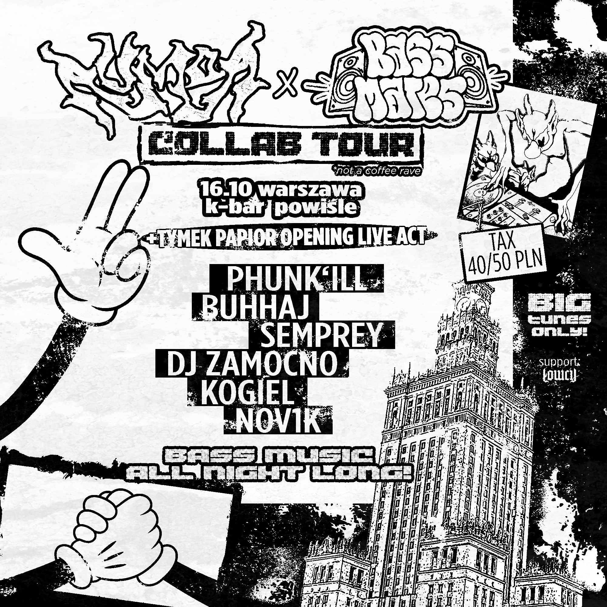 RUMOR COLLAB TOUR: WARSAW, Tymek Papior (LIVE) W/ BASS MATES at K-Bar Powiśle flyer