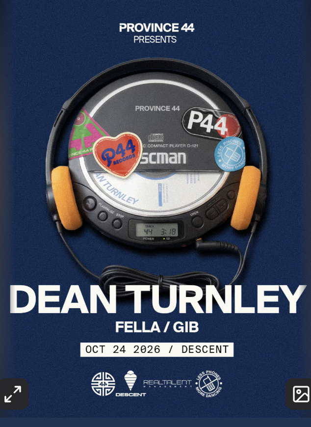 PROVINCE 44 presents Dean Turnley at Descent flyer