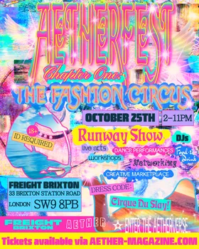 AETHERFEST at Freight Brixton flyer
