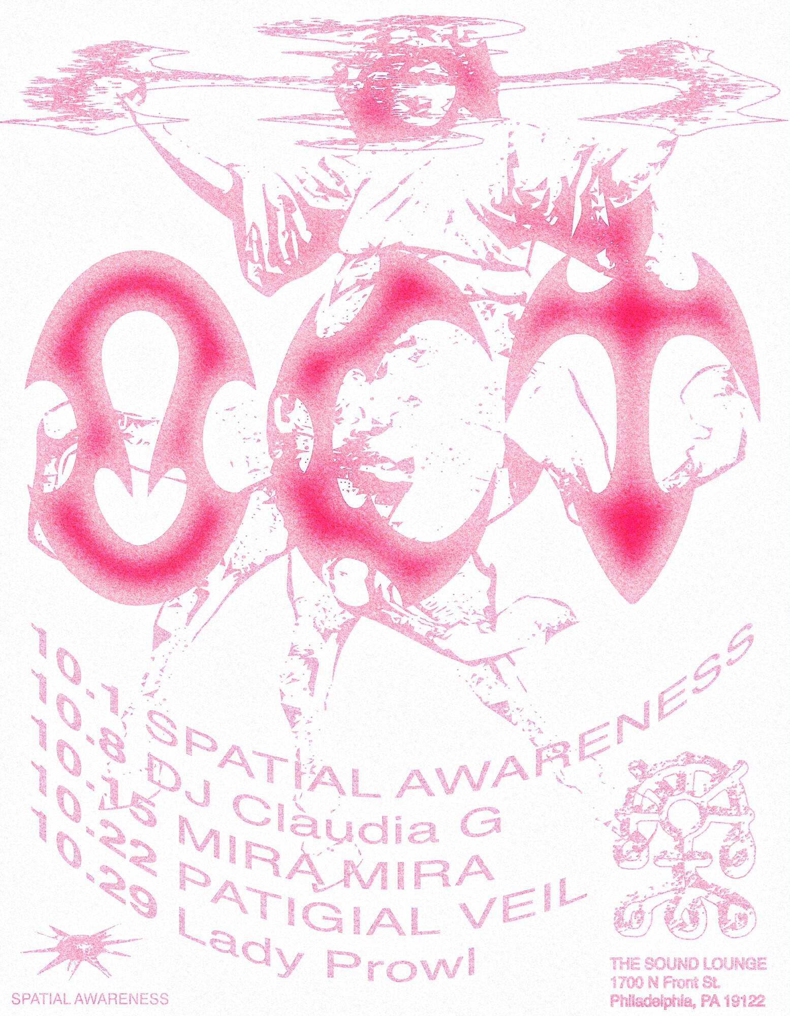 Spatial Awareness - MIRA MIRA at The Sound Lounge at Percy flyer
