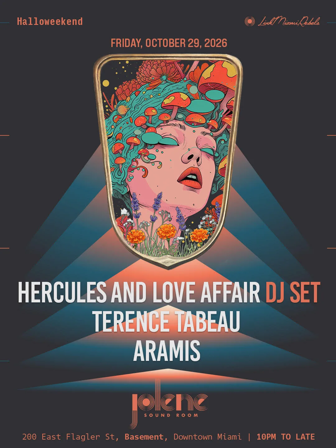 Hercules and Love Affair at Jolene Downtown Miami flyer