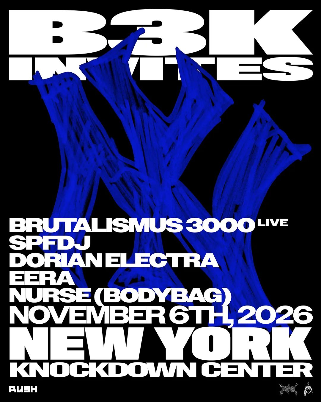 B3K INVITES NY at Knockdown Center flyer