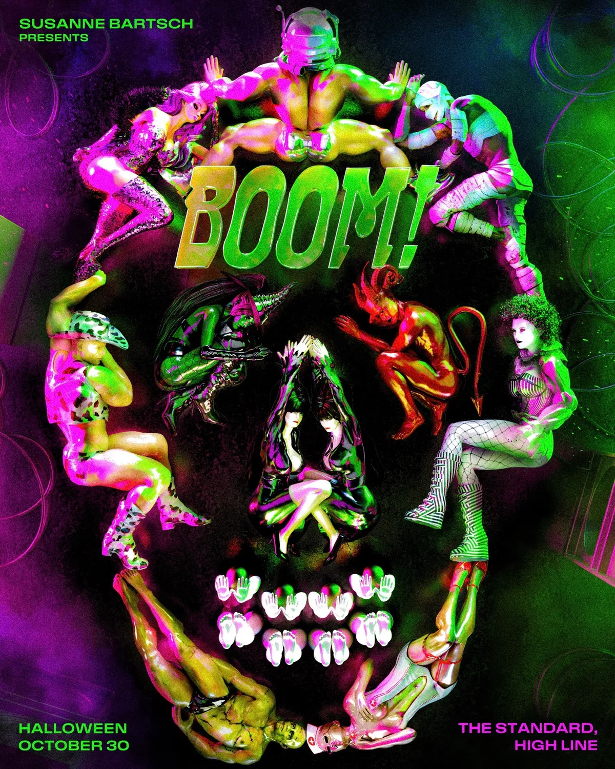 HALLOWEEN BOOM! by Susanne Bartsch at Le Bain flyer