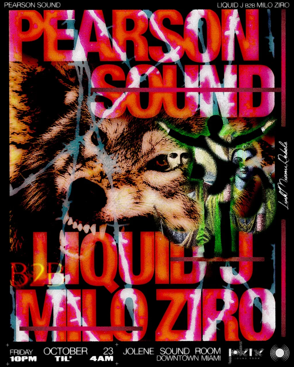 Pearson Sound at Jolene Downtown Miami flyer