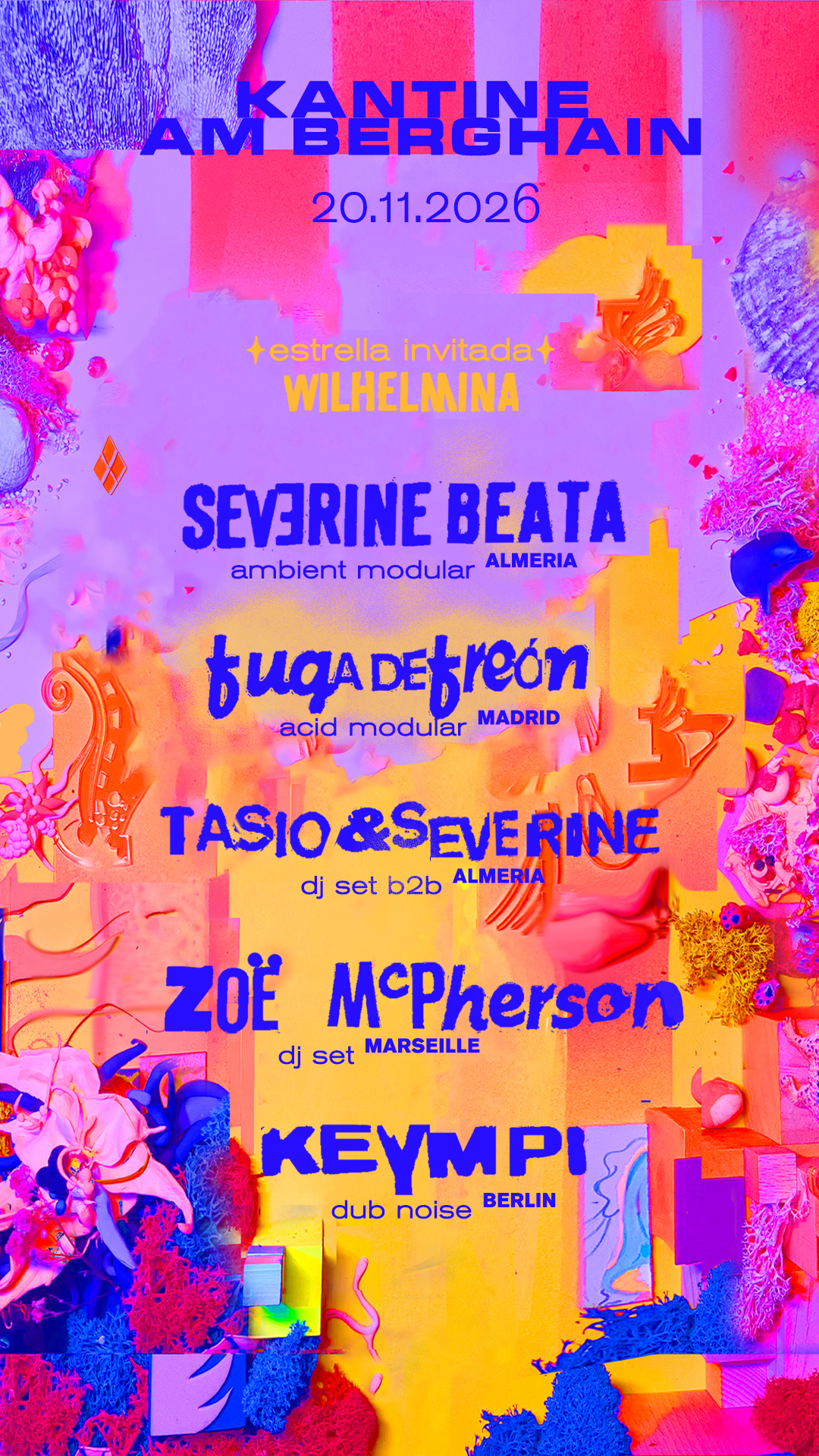 Psych Dreamers at Kantine am Berghain flyer