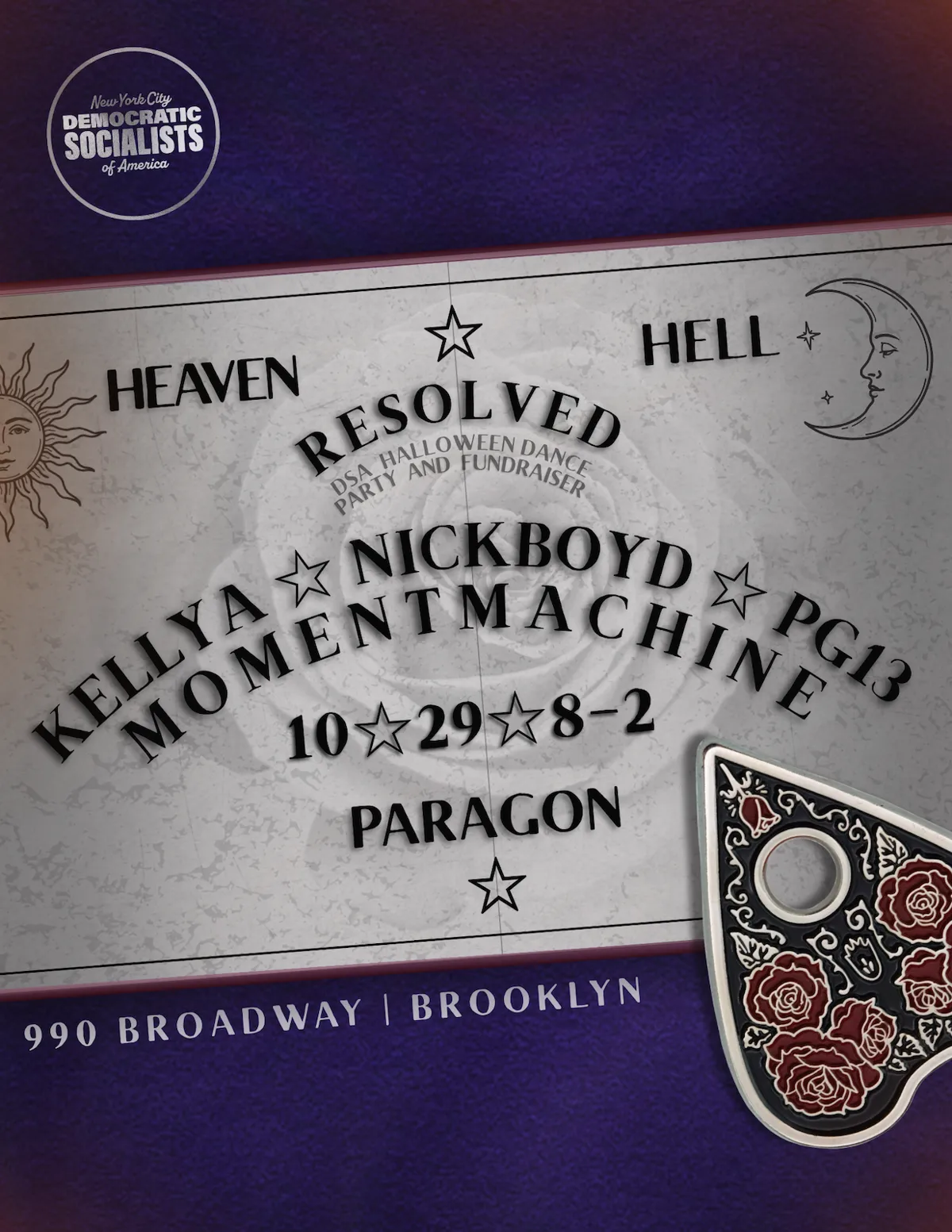 Resolved: DSA Halloween at Paragon flyer