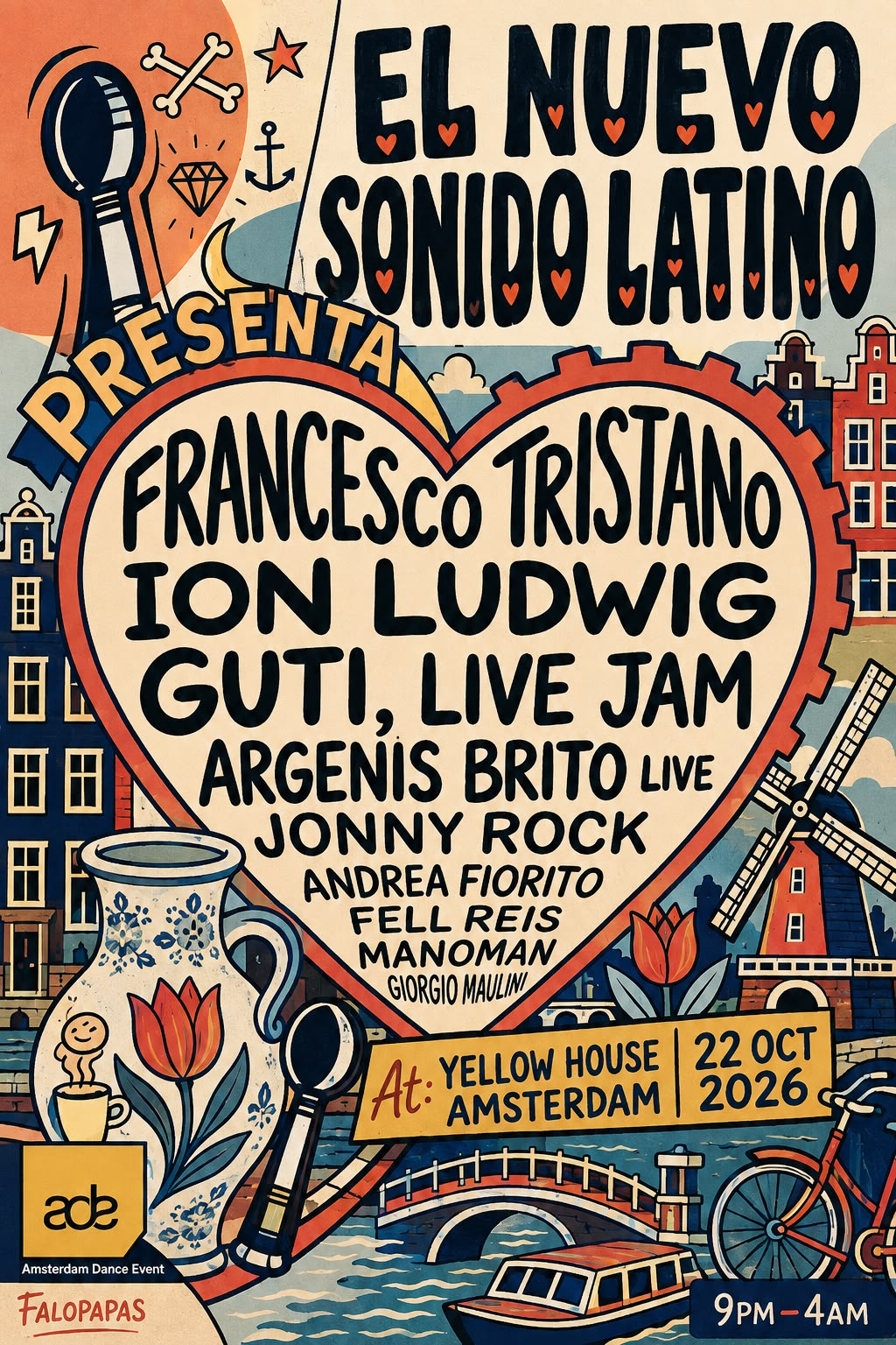ENSL presents: Futurismo Tropical at Yellow House flyer