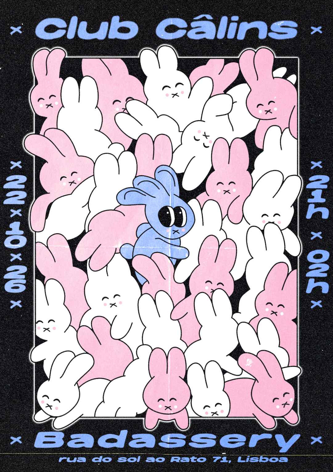 Club Câlins x Badassery at Bar Badassery flyer