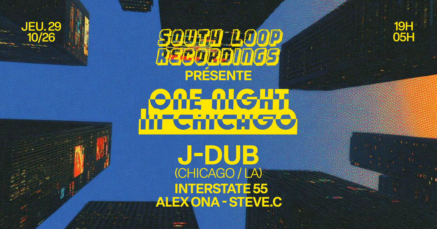 ONE NIGHT IN CHICAGO at Panic Room flyer