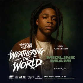 Hurricane Wisdom – Weathering The World MIAMI at Midline Miami flyer