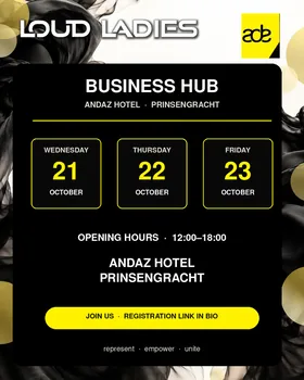 Loud Ladies Business hub at Andaz Hotel at ADE at Andaz Hotel / Blue Spoon flyer