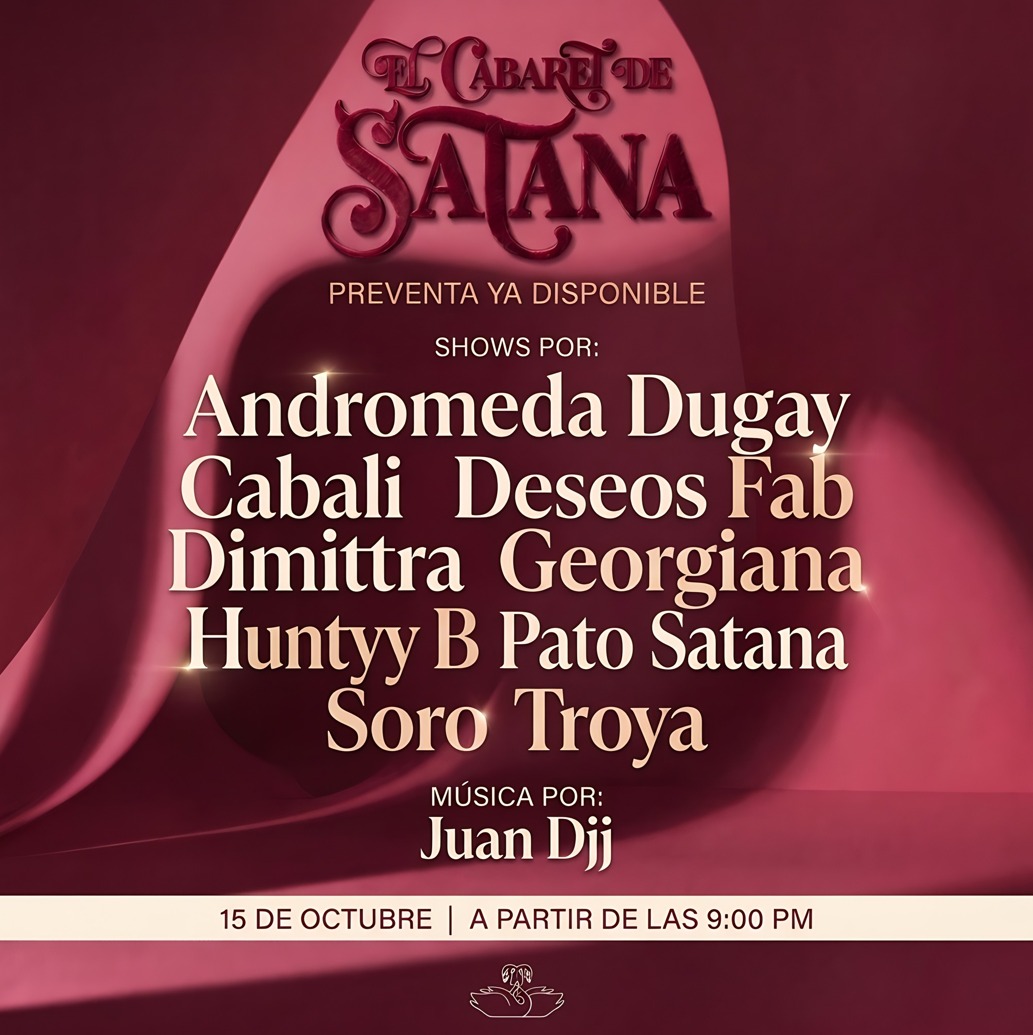 El Cabaret de Satana at Abrazarnos flyer