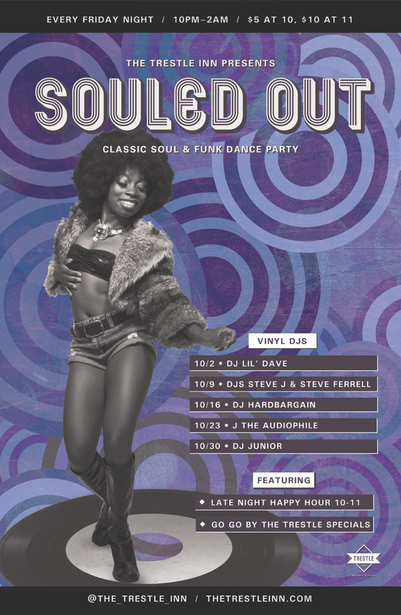 SOULed OUT at The Trestle Inn flyer
