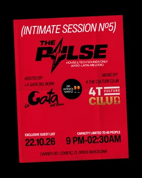 The Pulse #5 at La Gata del Born flyer
